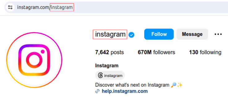 How to find an Instagram username?